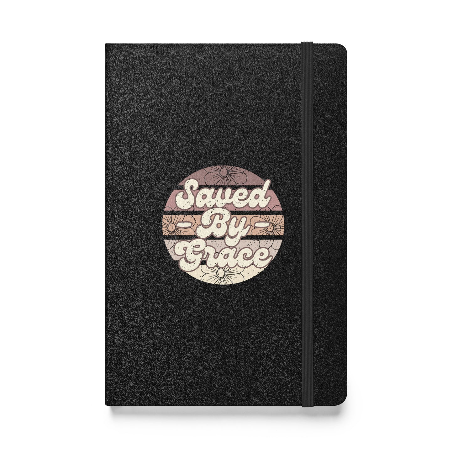 Saved By Grace - Hardcover bound notebook