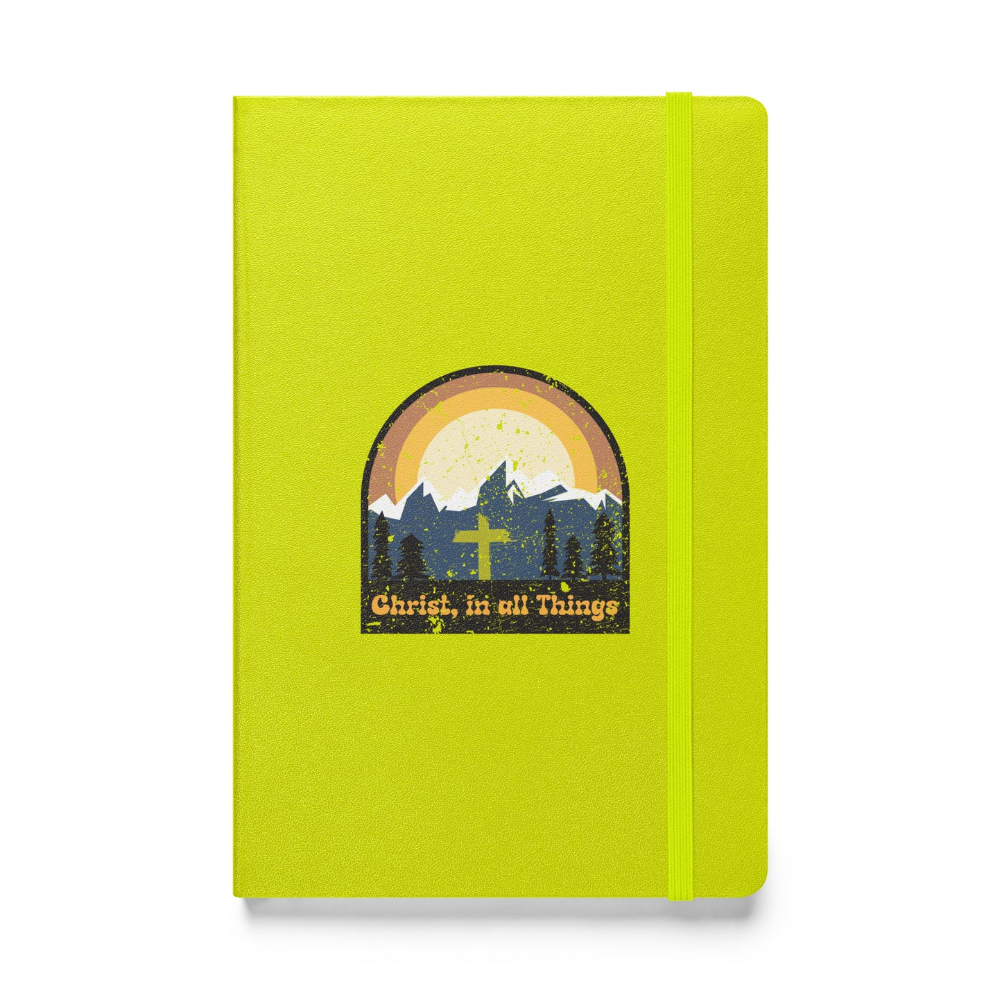 Christ In All Things - Hardcover bound notebook