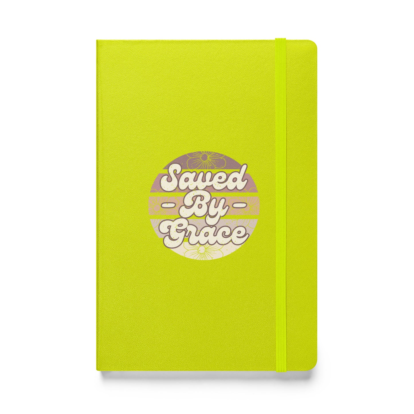 Saved By Grace - Hardcover bound notebook