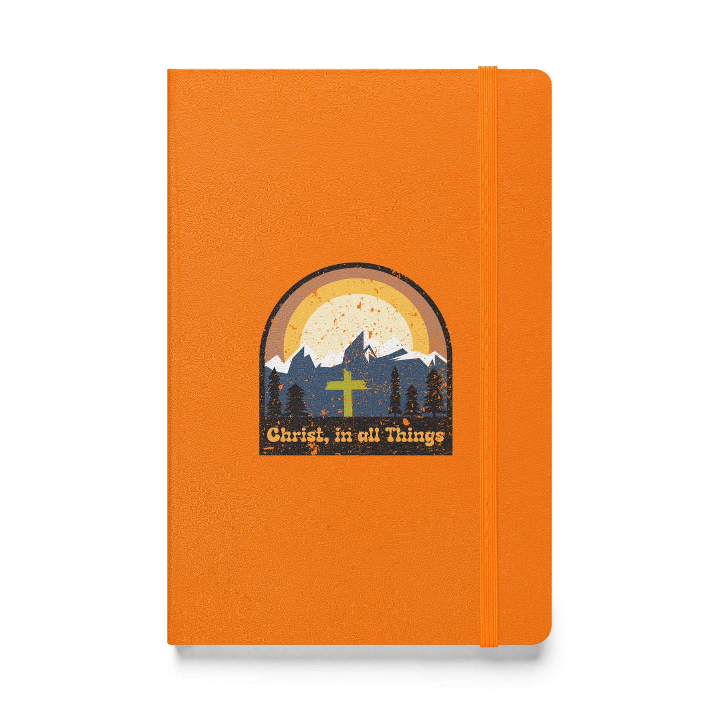 Christ In All Things - Hardcover bound notebook