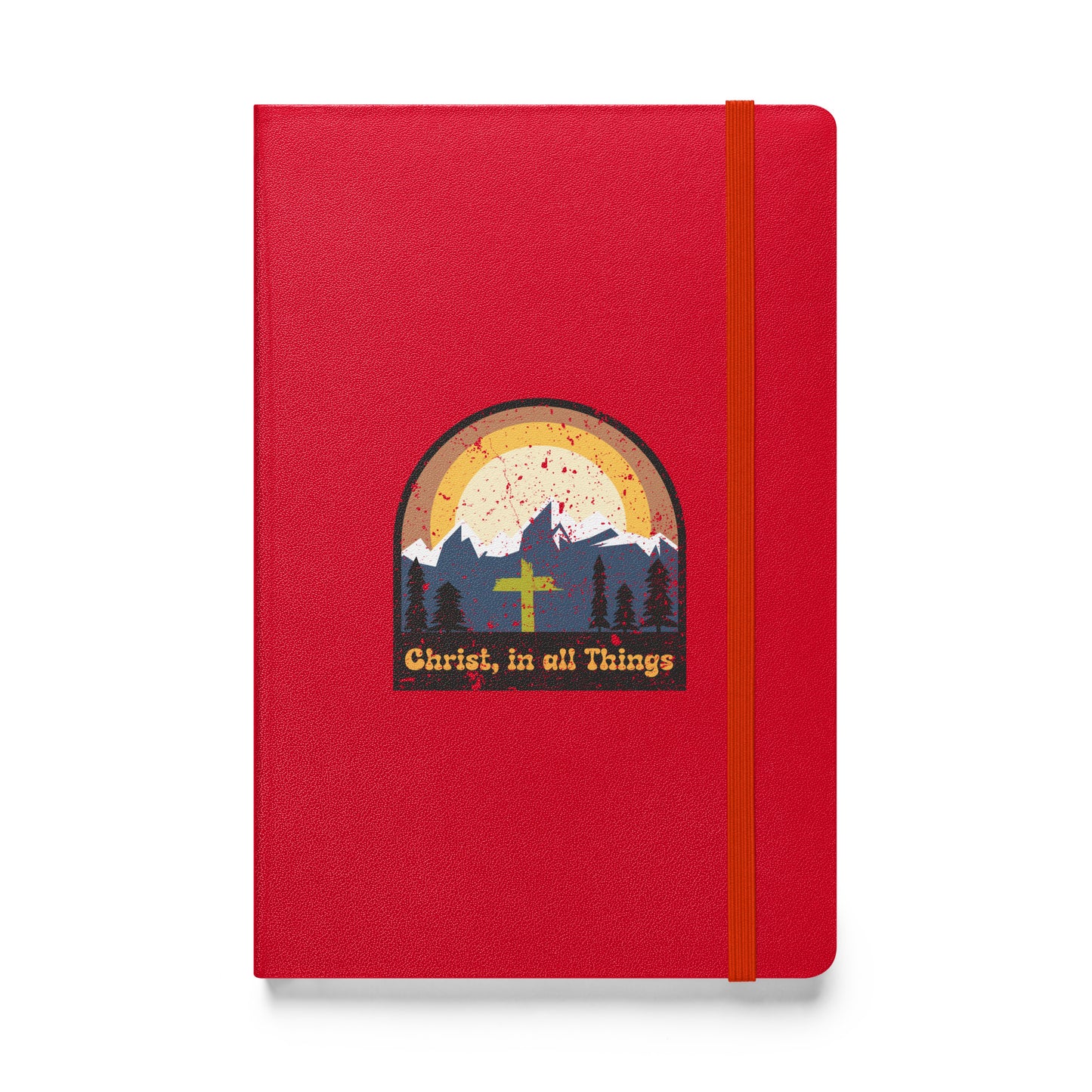 Christ In All Things - Hardcover bound notebook