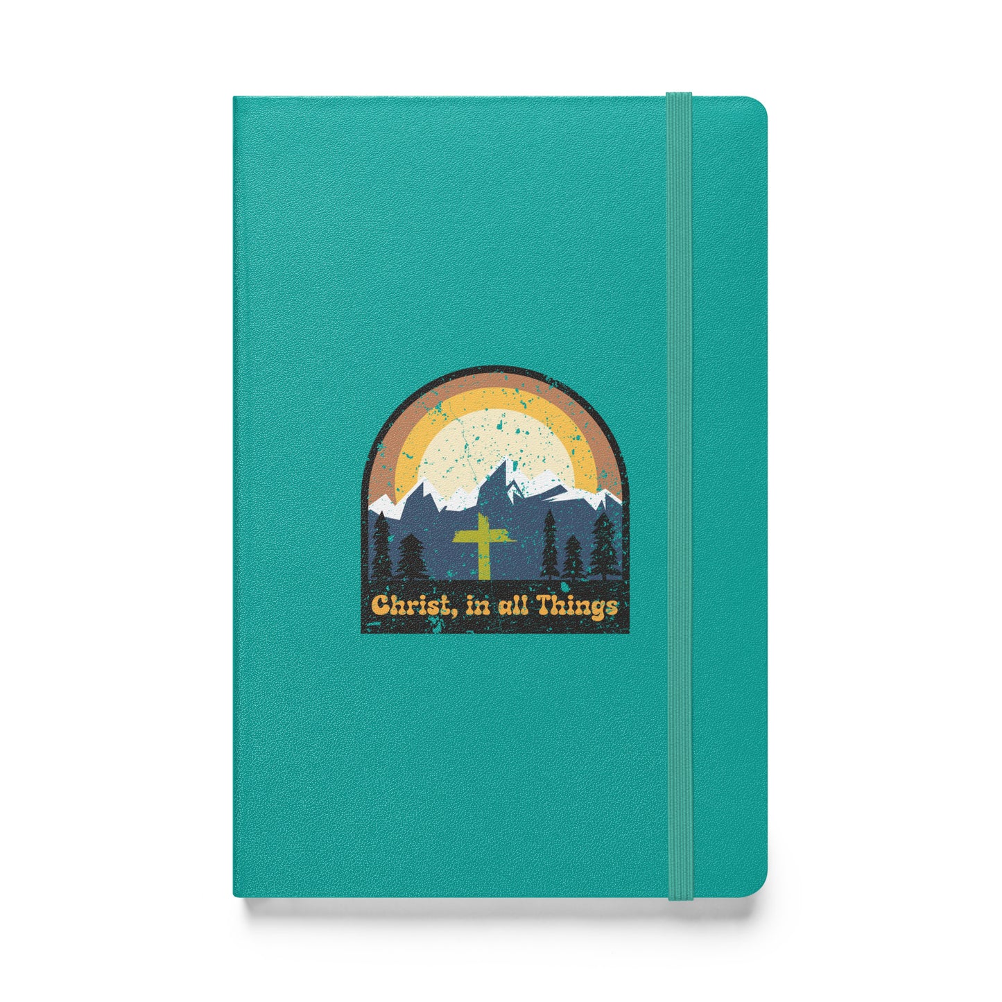 Christ In All Things - Hardcover bound notebook