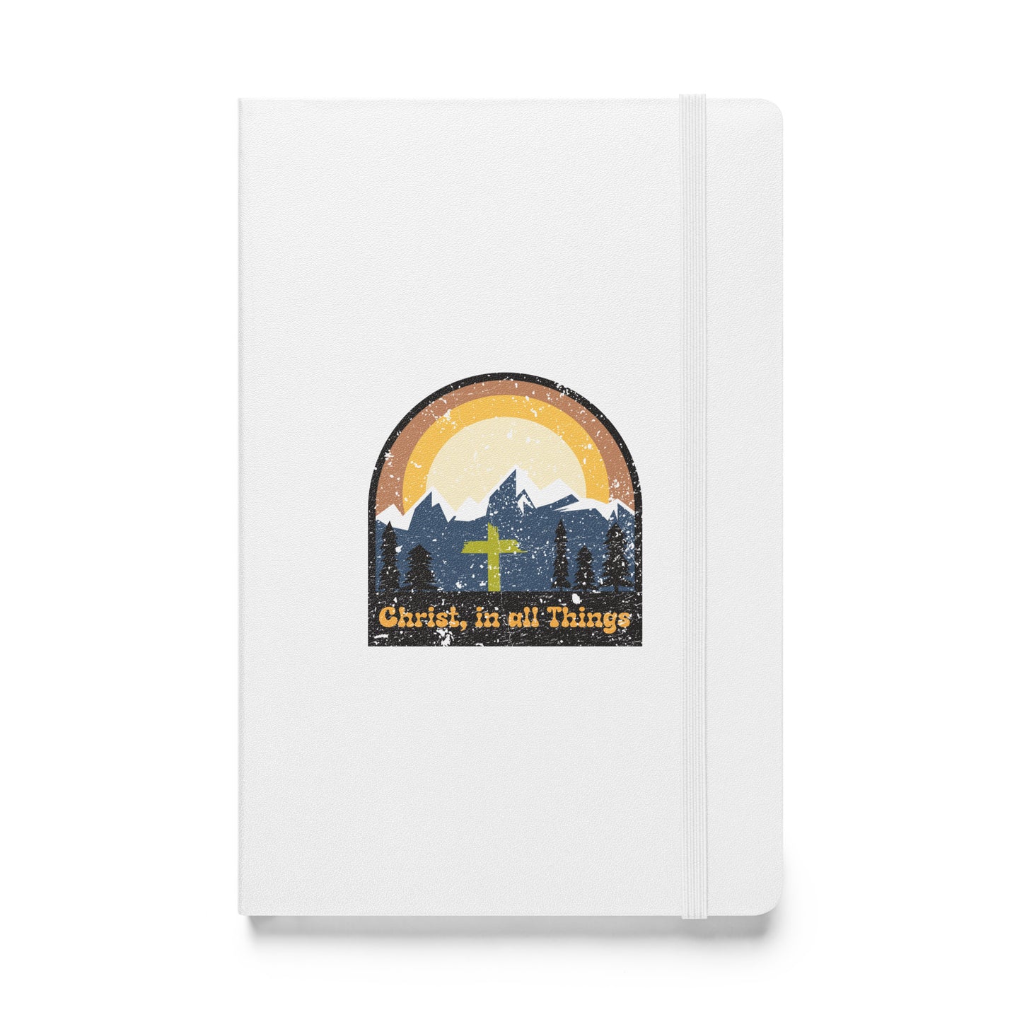 Christ In All Things - Hardcover bound notebook