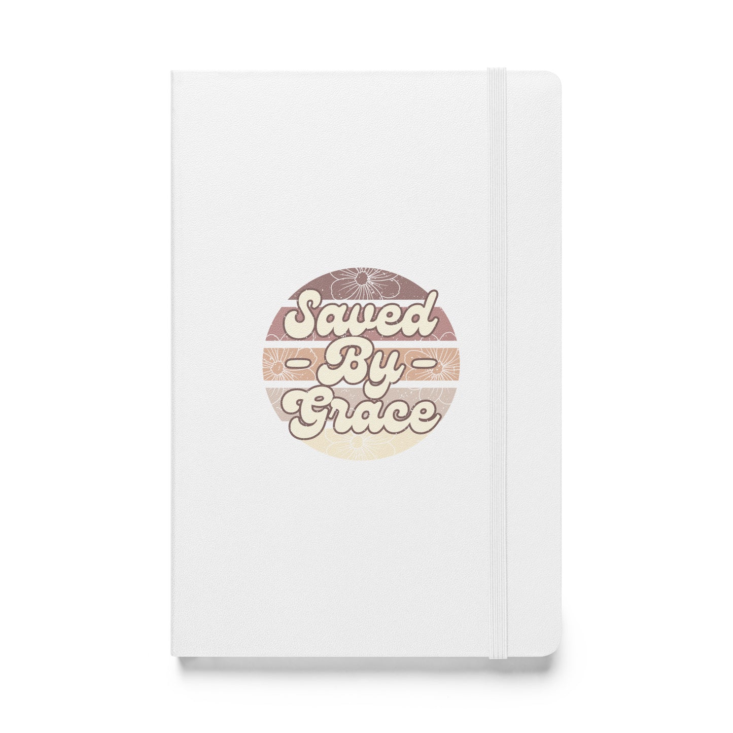 Saved By Grace - Hardcover bound notebook