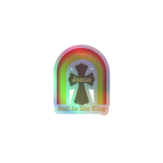 Christ Is King - Holographic stickers