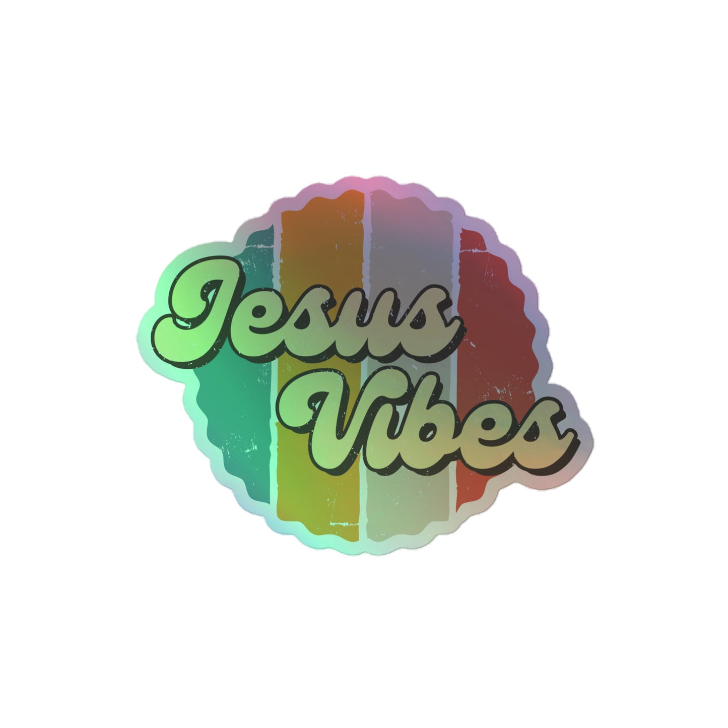 Jesus Vibes - Holographic stickers