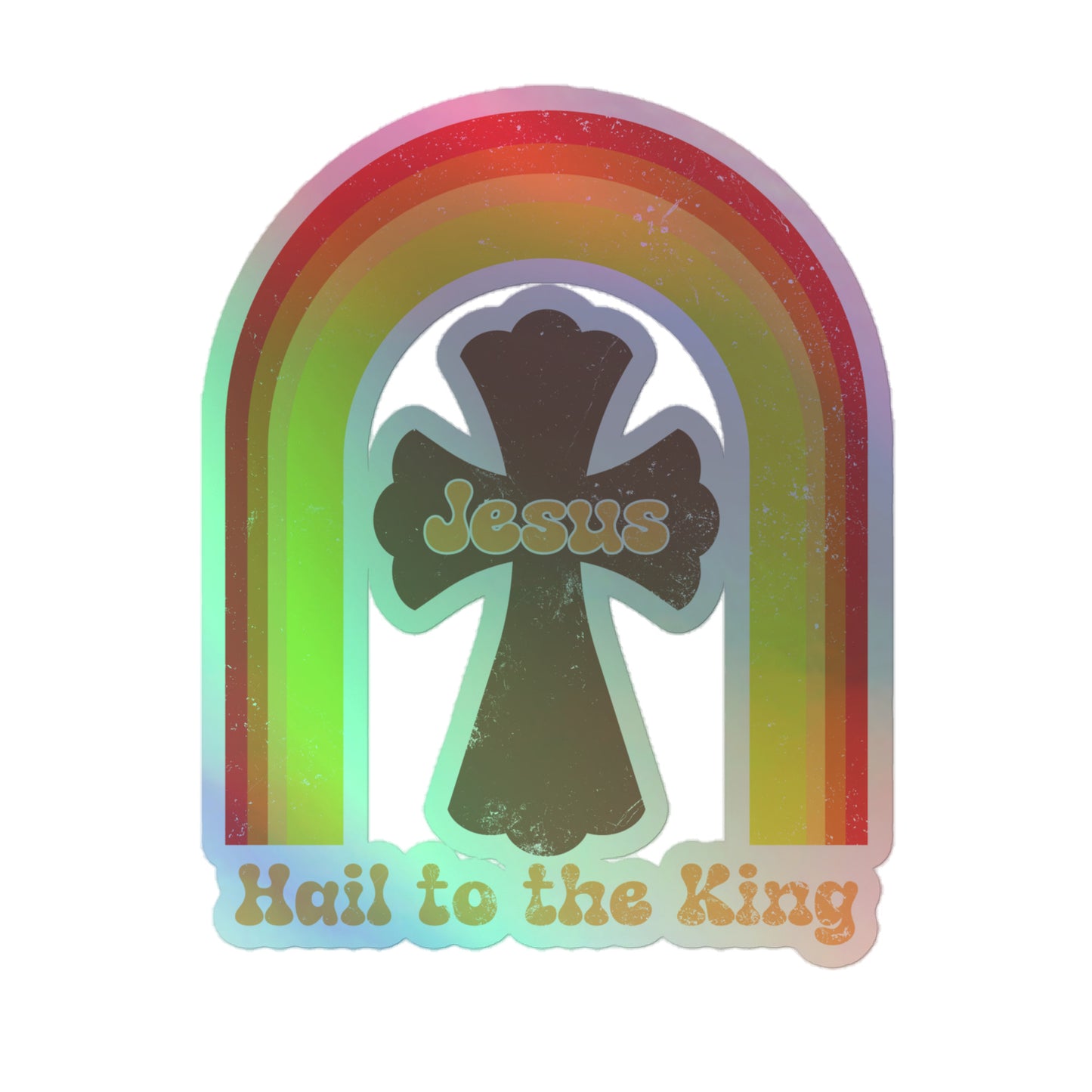 Christ Is King - Holographic stickers