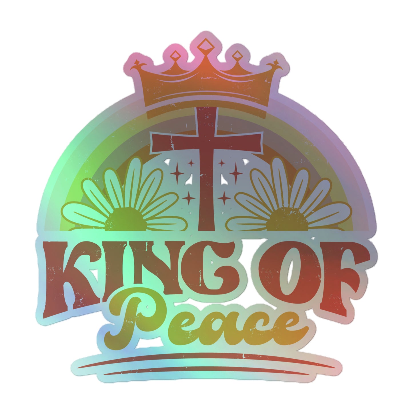 King Of Peace - Holographic stickers